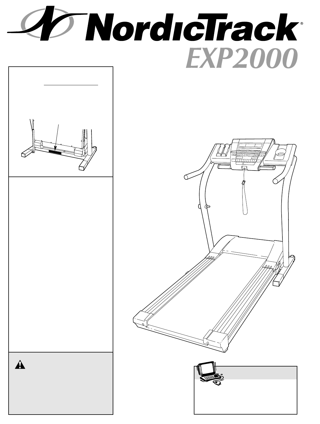 nordictrack exp 2000 xi treadmill manual